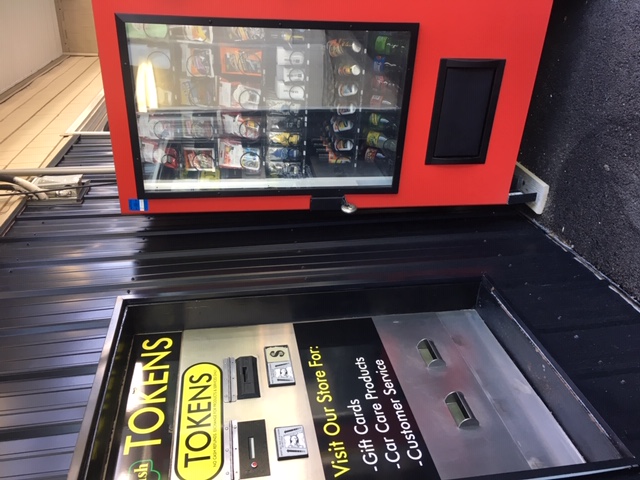 Car Care Vending
Accepts Cash, Tokens and credit cards.